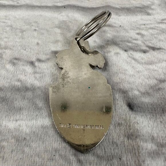 VTG 1999 Sylvester Cat Warner Bros Logo Keychain Looney Tunes - Picture 3 of 3